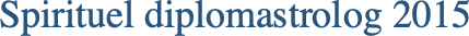 Spirituel diplomastrolog 2015 