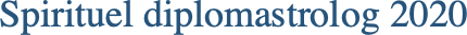 Spirituel diplomastrolog 2020 